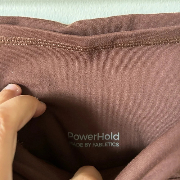 Fabletics PowerHold Brown Leggings - Picture 3 of 3